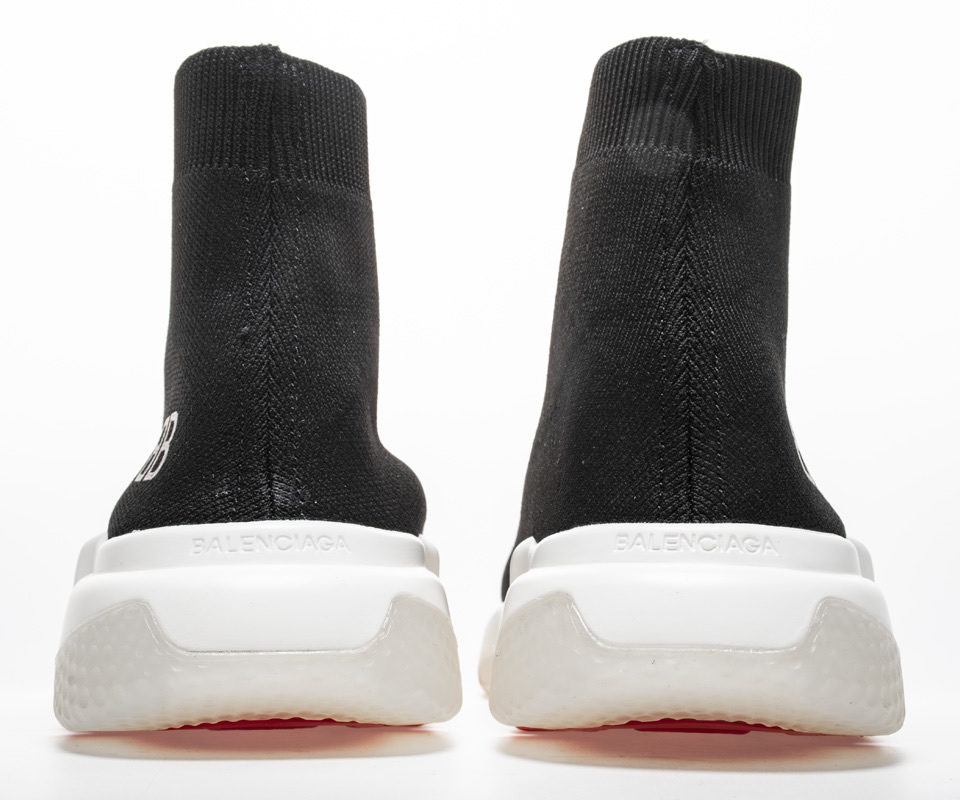 Balenciaga Speed Runner Tess S Gomma Maille Noir Rouge Sneaker 541218w05g01699 4 - www.kickbulk.co