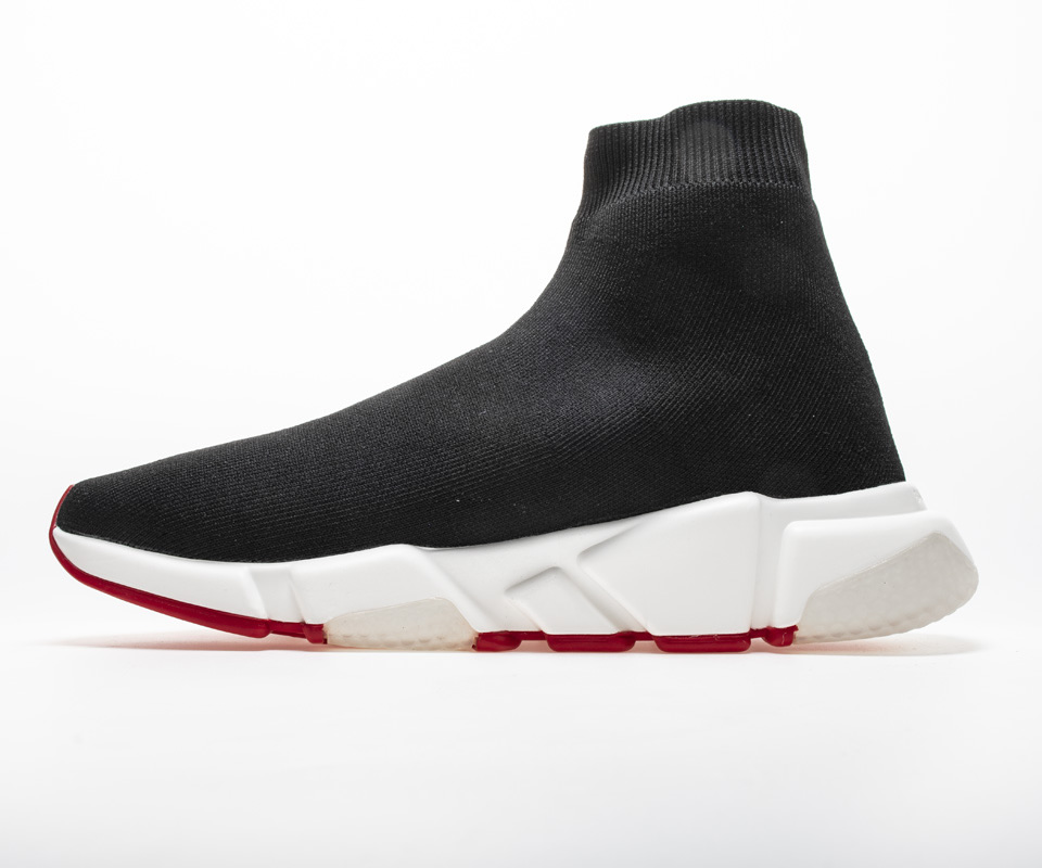 Balenciaga Speed Runner Tess S Gomma Maille Noir Rouge Sneaker 541218w05g01699 5 - www.kickbulk.co