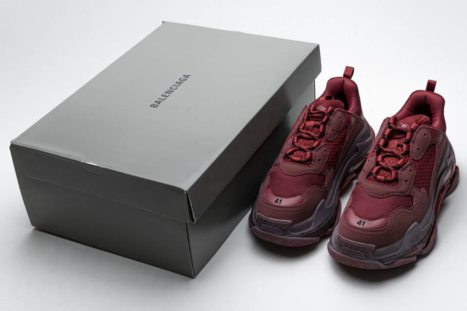 Balenciaga Triple S Red Wine 541624w09e11628 4 - www.kickbulk.co