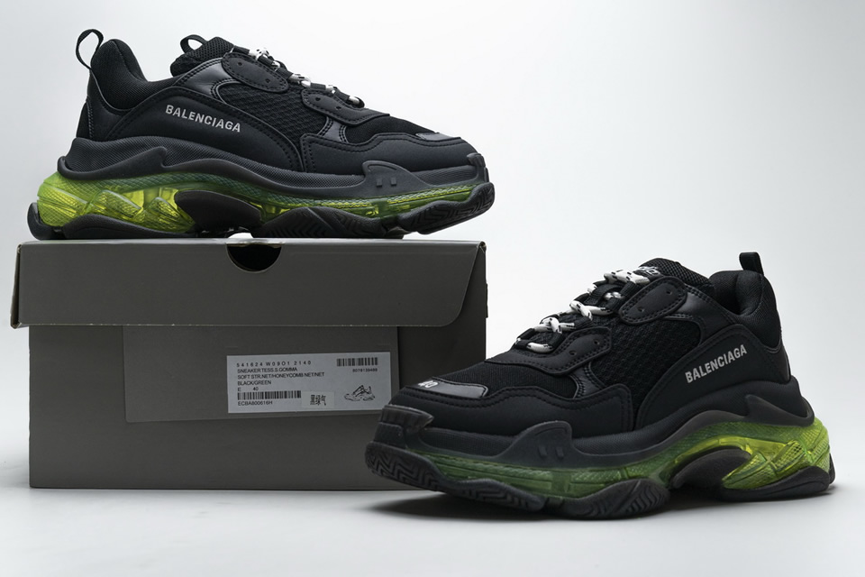 Balenciaga Triple S Black Green 541624w09o12140 3 - www.kickbulk.co