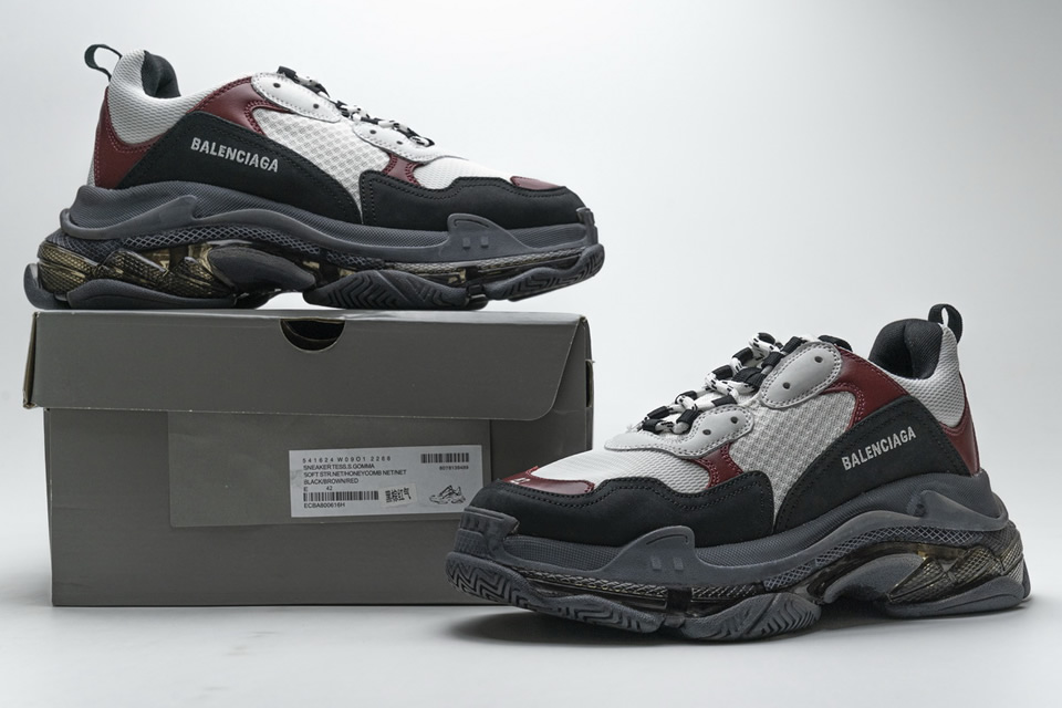 Balenciaga Triple S Black Brown Red 541624w09o12268 3 - www.kickbulk.co