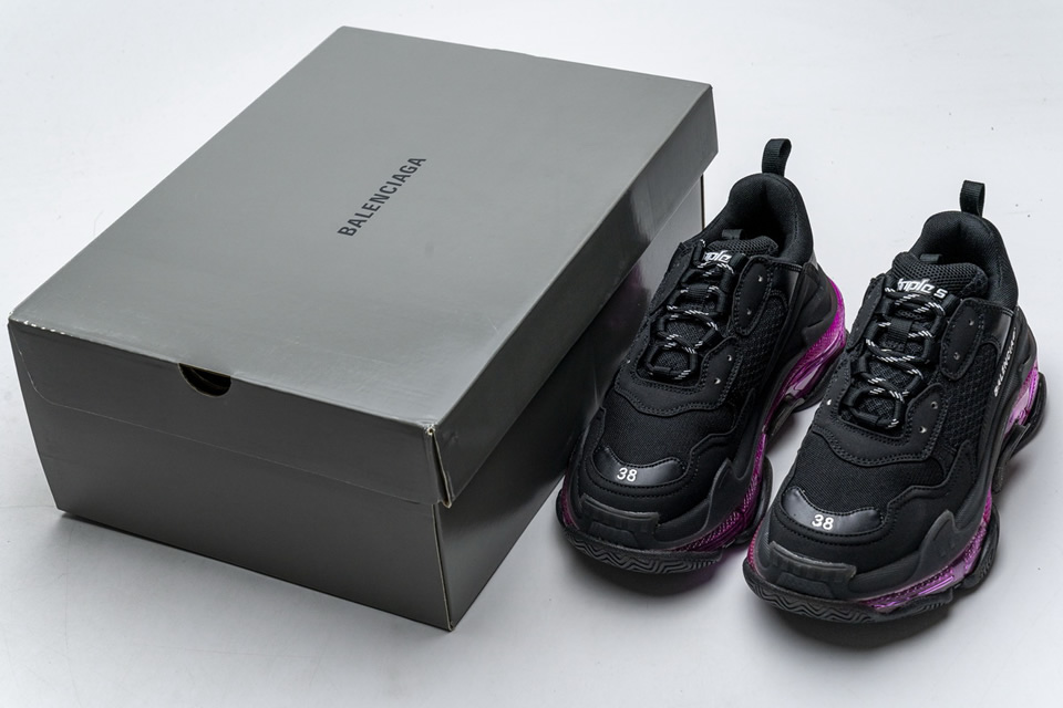 Balenciaga Triple S Black Plum Red 544351w09o10829 4 - www.kickbulk.co