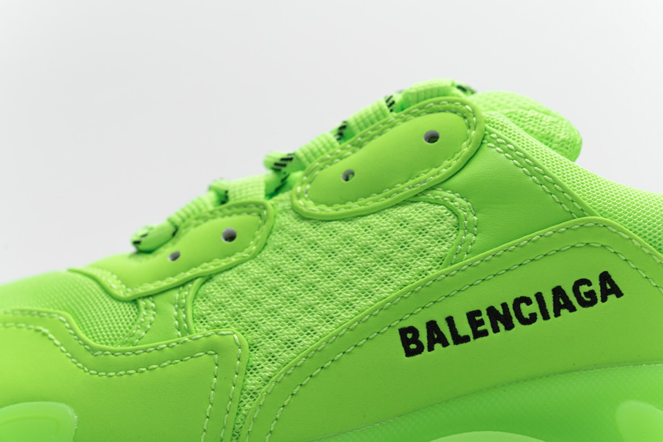 Balenciaga Triple S Fluorescent Green 544351w09o13802 11 - www.kickbulk.co
