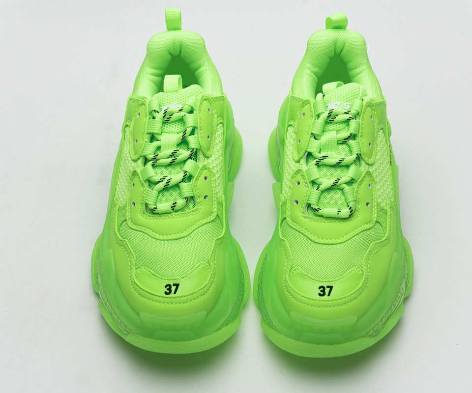 Balenciaga Triple S Fluorescent Green 544351w09o13802 2 - www.kickbulk.co