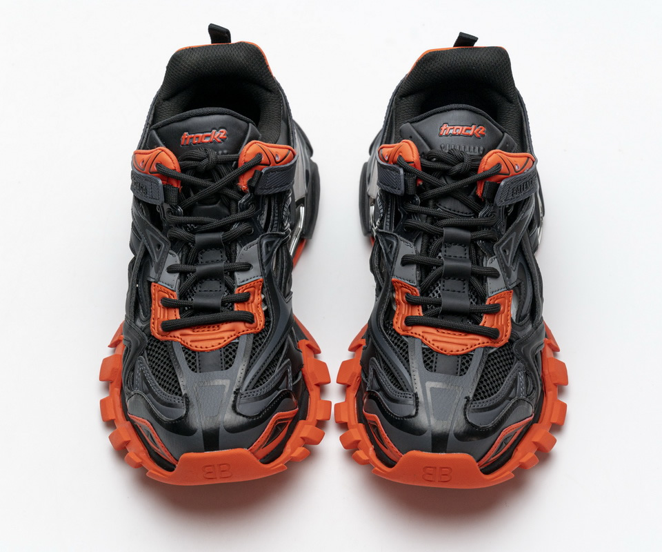 Balenciaga Track 2 Sneaker Dark Grey Orange 570391w2gn12002 2 - www.kickbulk.co