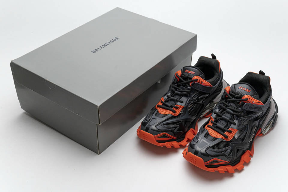 Balenciaga Track 2 Sneaker Dark Grey Orange 570391w2gn12002 5 - www.kickbulk.co