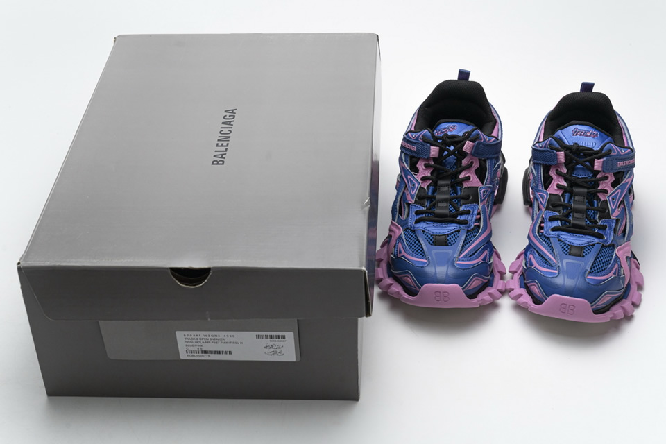 Blenciaga Track 2 Sneaker Blue Pink 570391w2gn34050 5 - www.kickbulk.co