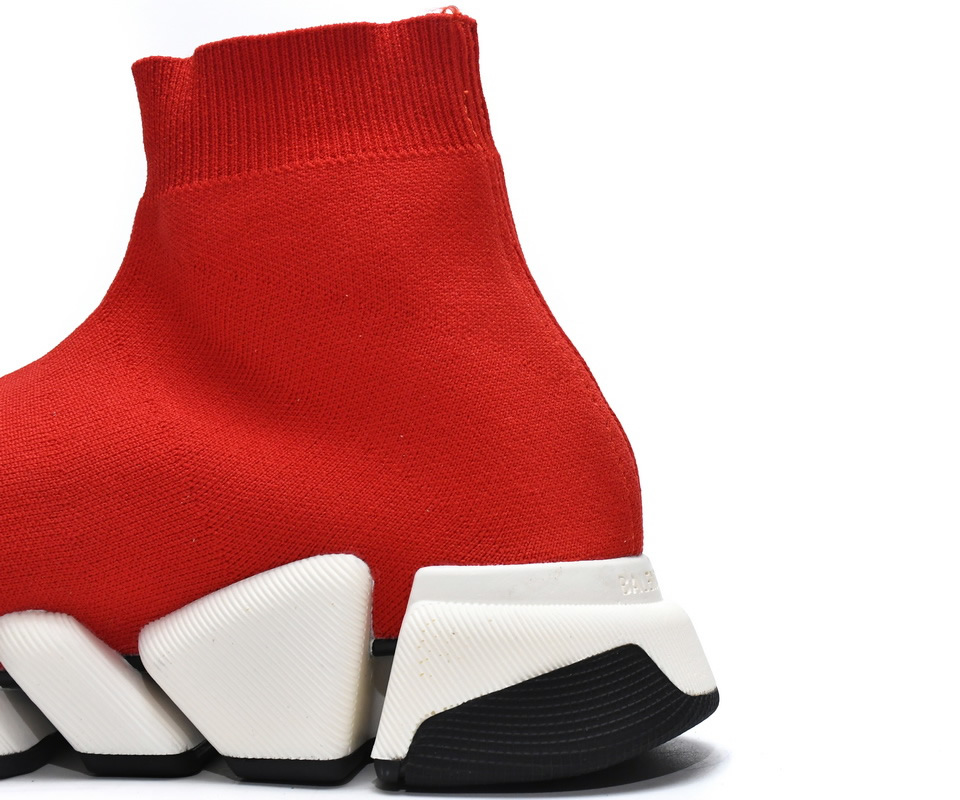 Balenciaga Speed 2 Sneaker Red 617196w17021015 13 - www.kickbulk.co