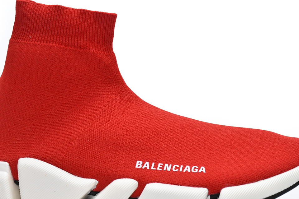Balenciaga Speed 2 Sneaker Red 617196w17021015 14 - www.kickbulk.co