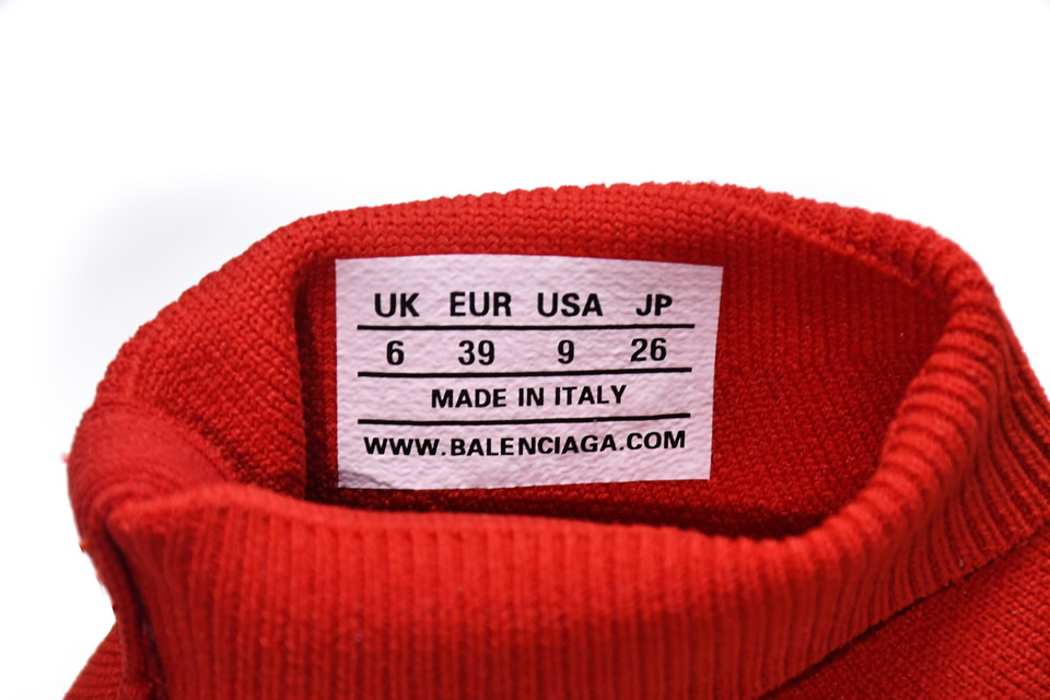 Balenciaga Speed 2 Sneaker Red 617196w17021015 16 - www.kickbulk.co