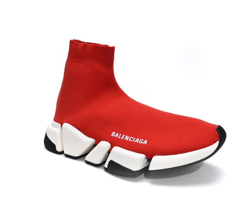 Balenciaga Speed 2 Sneaker Red 617196w17021015 7 - www.kickbulk.co