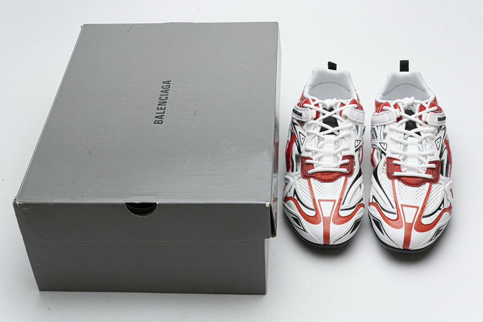 Balenciaga Drive Sneaker Red White 624343w2fd16019 5 - www.kickbulk.co