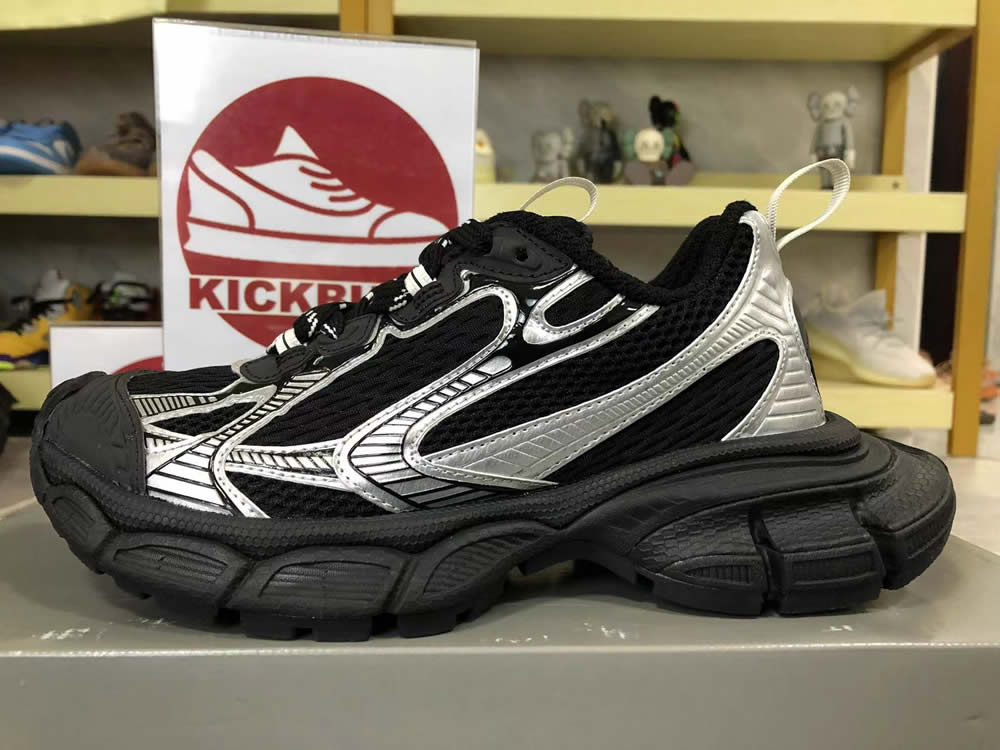 Balenciaga Runner Sneaker Black Silver 734733w3rb50218 8 - www.kickbulk.co