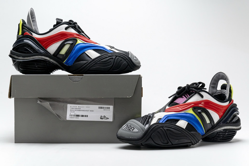 Balenciaga Tyrex 5.0 Sneaker Black Blue Red 3 - www.kickbulk.co