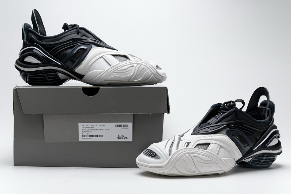 Balenciaga Tyrex 5.0 Sneaker Black White 3 - www.kickbulk.co