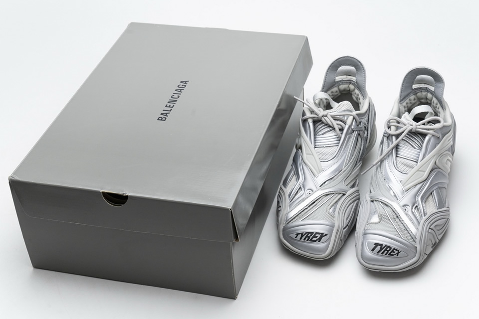 Balenciaga Tyrex 5.0 Sneaker Silver 7 - www.kickbulk.co