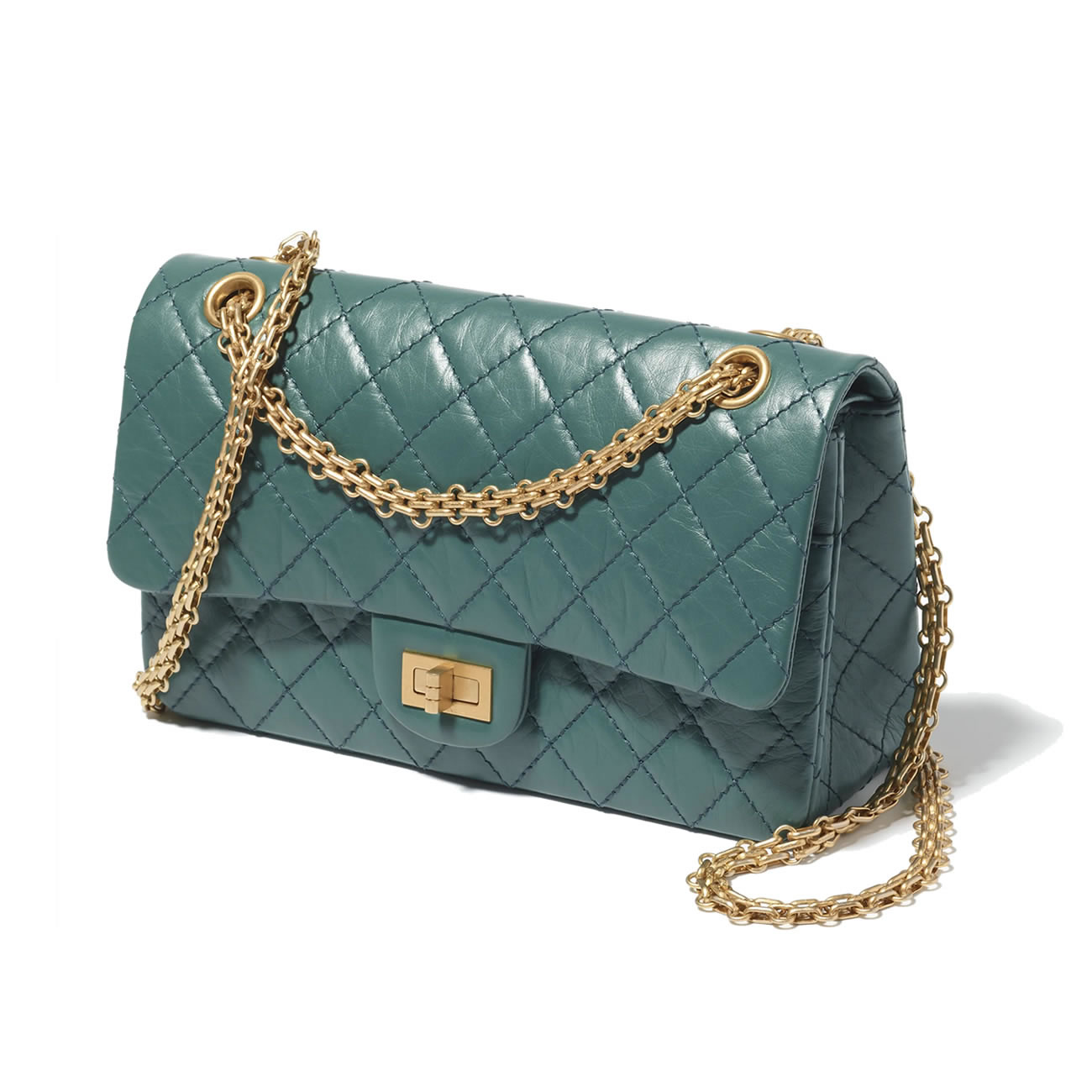 Chanel Handbag Dark Green 2 - www.kickbulk.co