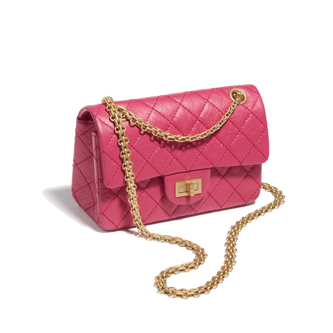 Chanel Handbag Dark Pink 2 - www.kickbulk.co