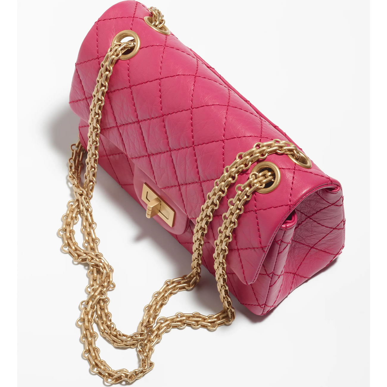 Chanel Handbag Dark Pink 3 - www.kickbulk.co