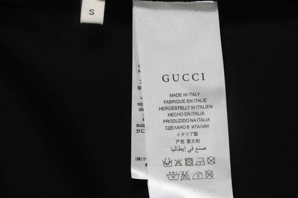 Gucci Black White Crossbar T Shirt Printing Pure Cotton 13 - www.kickbulk.co
