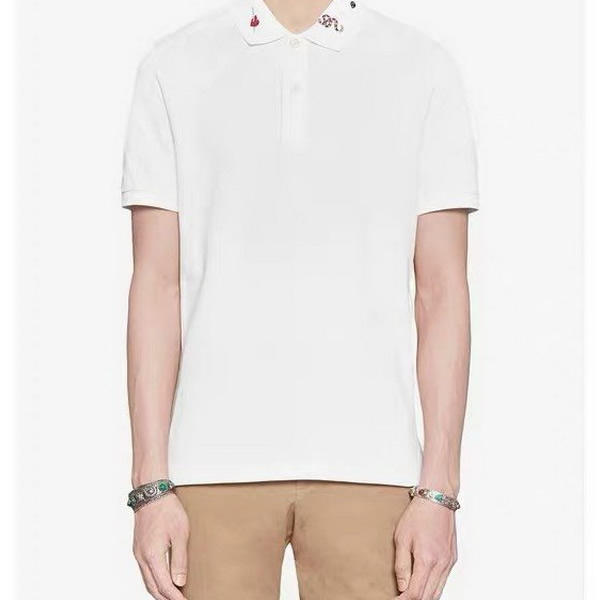 Gucci Rose Embroidery Polo Pure Cotton 3 - www.kickbulk.co