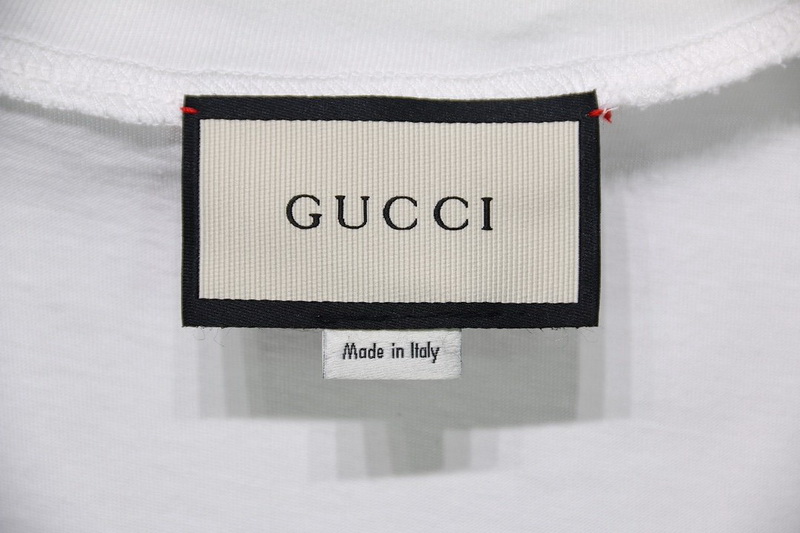 Gucci T Shirt Signature Graffiti Pure Cotton White Black 16 - www.kickbulk.co