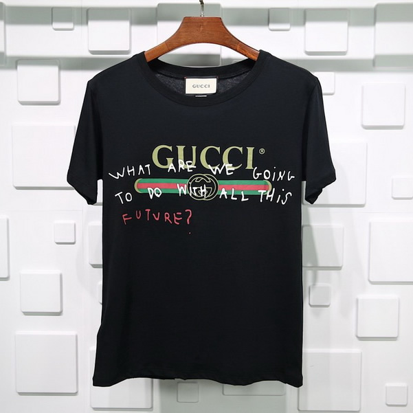 Gucci T Shirt Signature Graffiti Pure Cotton White Black 4 - www.kickbulk.co