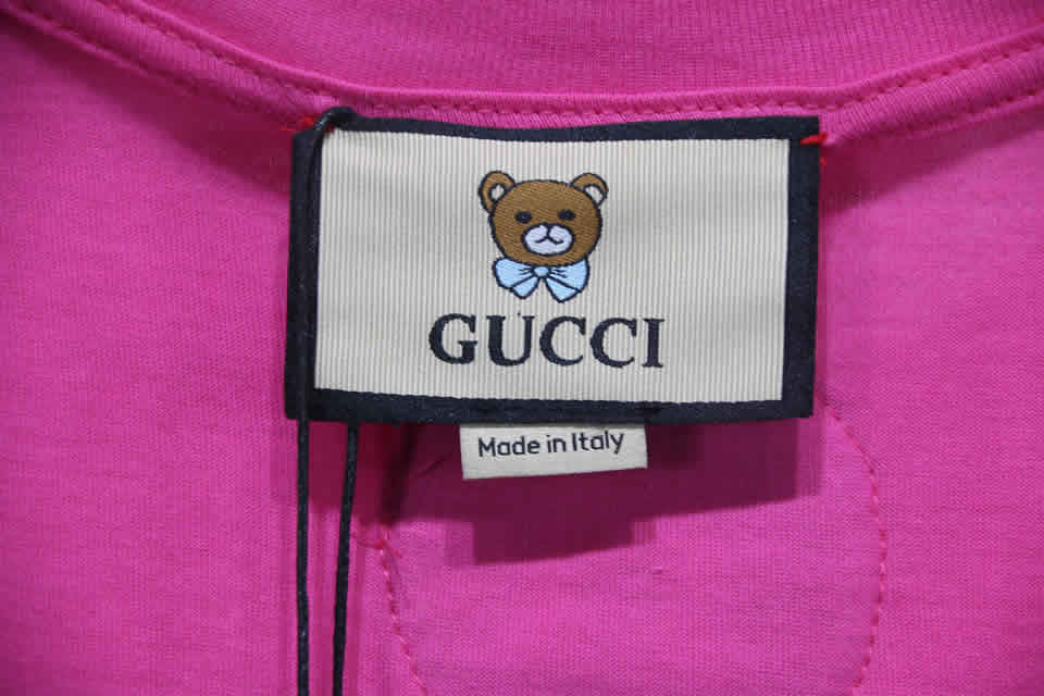 Gucci Teddy Bear T Shirt Embroidery Pure Cotton 10 - www.kickbulk.co