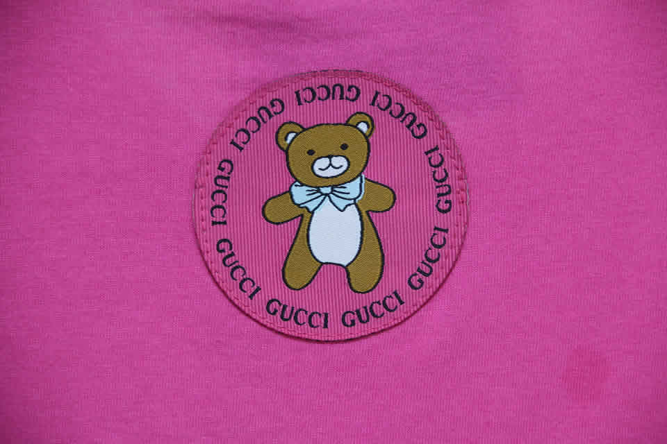 Gucci Teddy Bear T Shirt Embroidery Pure Cotton 14 - www.kickbulk.co