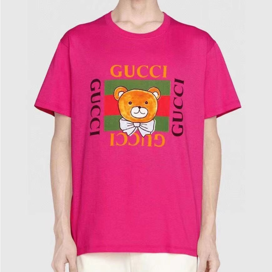 Gucci Teddy Bear T Shirt Embroidery Pure Cotton 3 - www.kickbulk.co