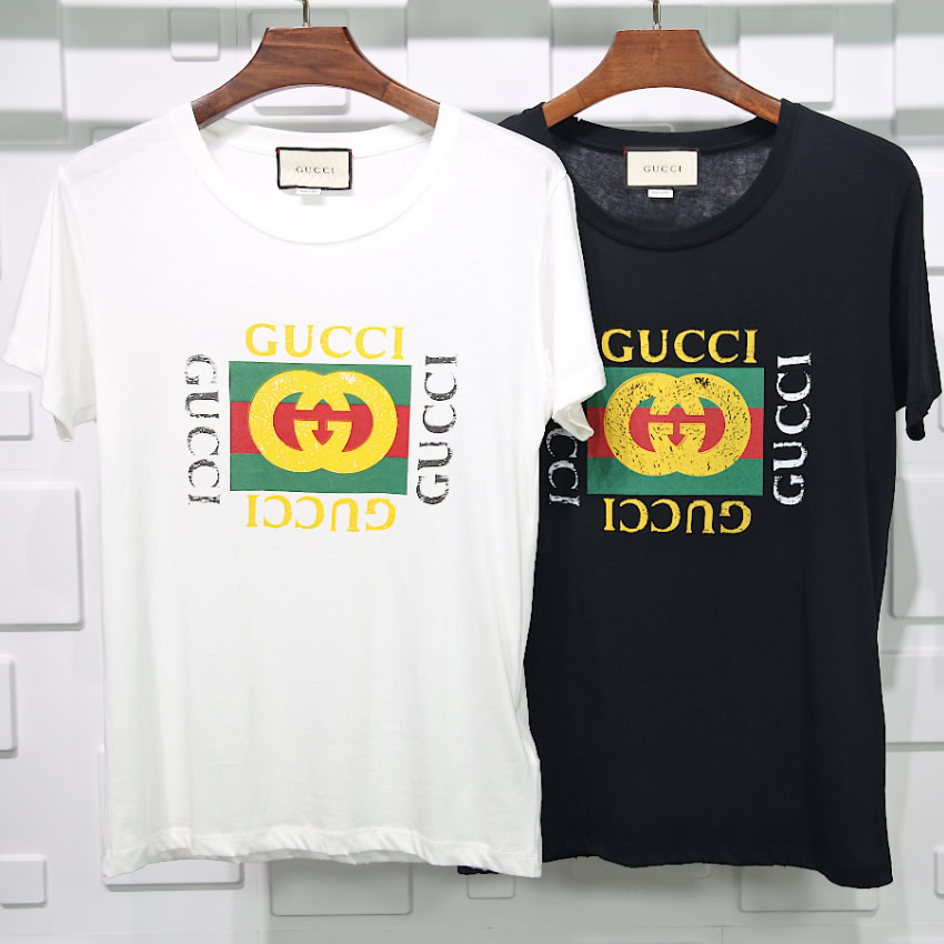 Gucci T Shirt Printing Classic Square Logo Pure Cotton 1 - www.kickbulk.co