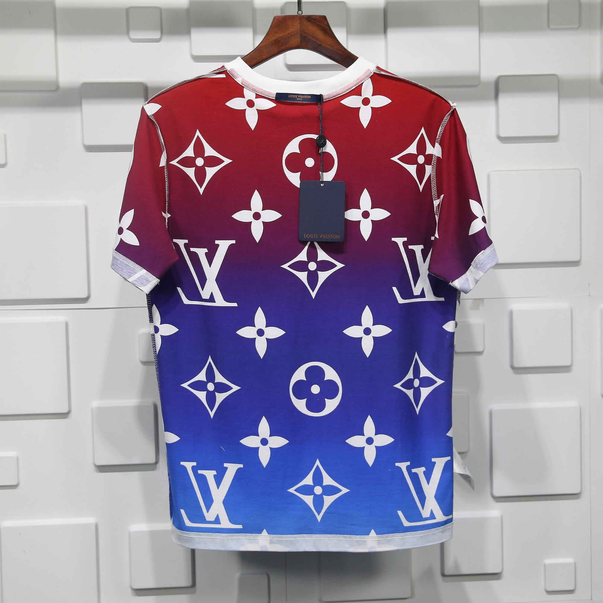 louis vuitton shirt red