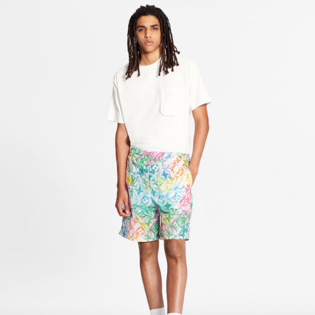 Louis Graffiti Shorts 4 - www.kickbulk.co