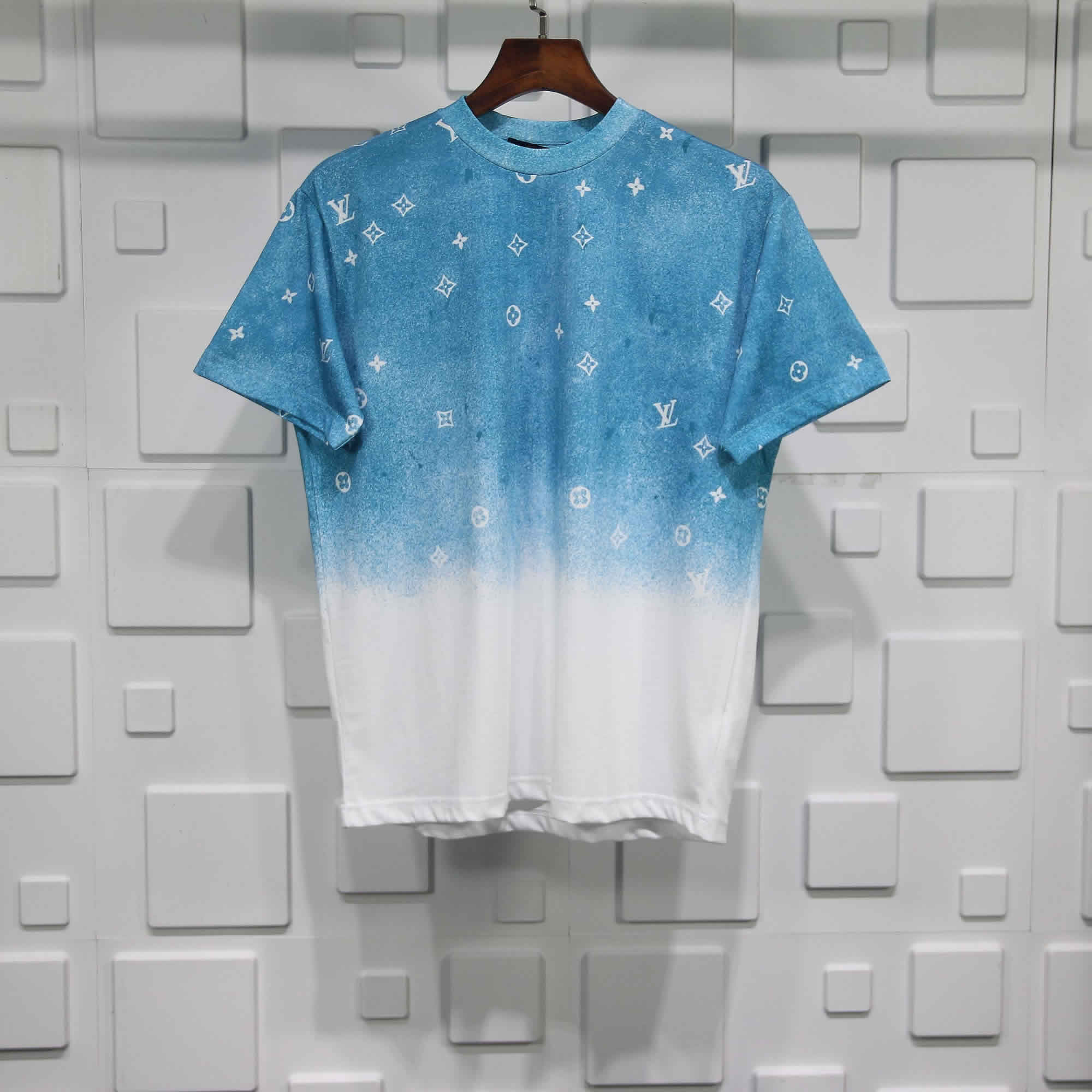 lv blue and white shirt