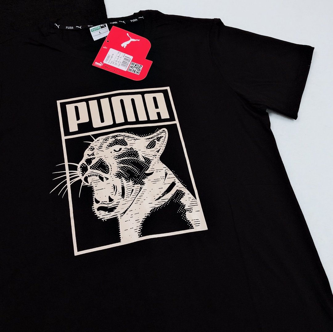 Puma Short Sleeve T Shirt Round Neck Pure Cotton Ls20612371x85 4 - www.kickbulk.co