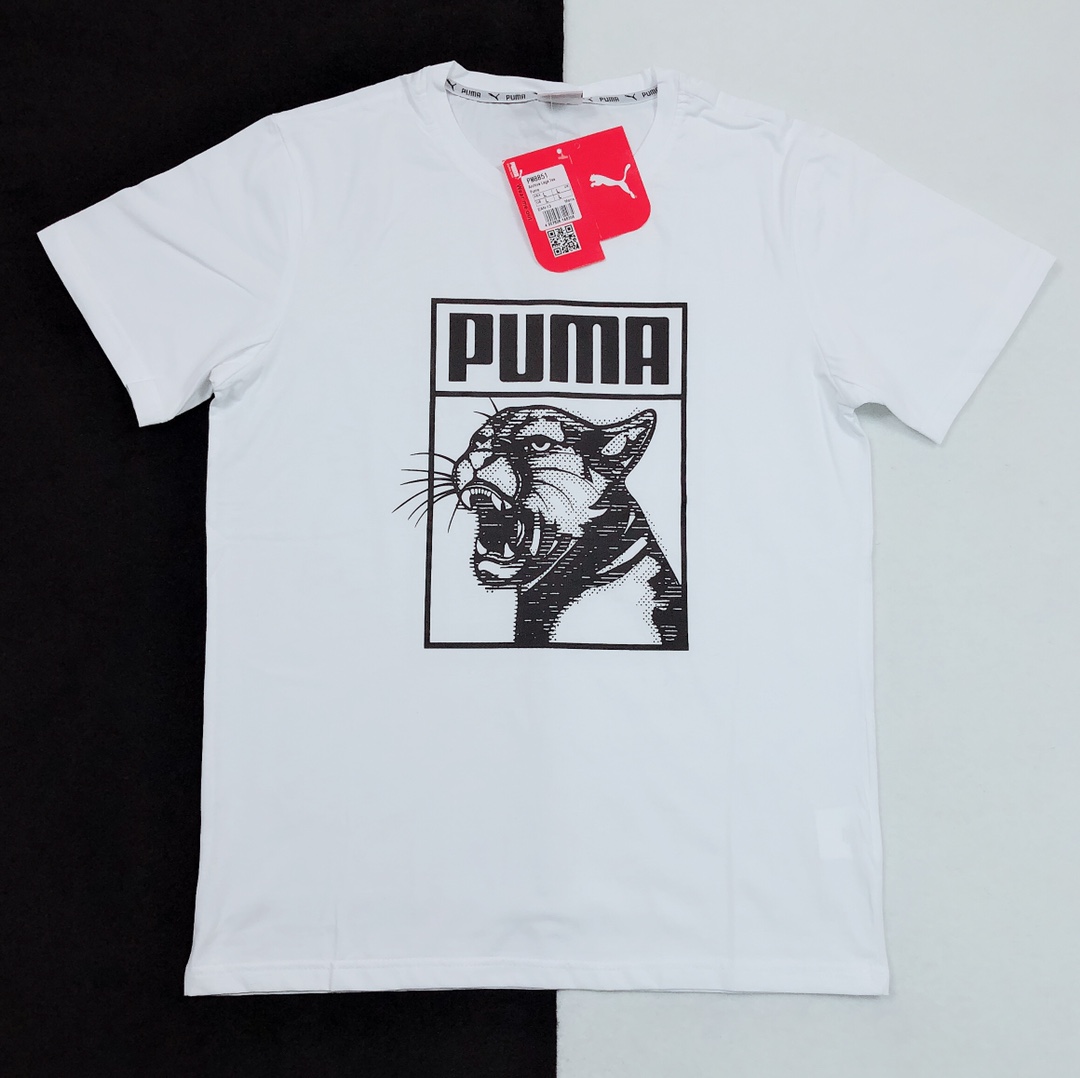 Puma Short Sleeve T Shirt Round Neck Pure Cotton Ls20612371x85 6 - www.kickbulk.co