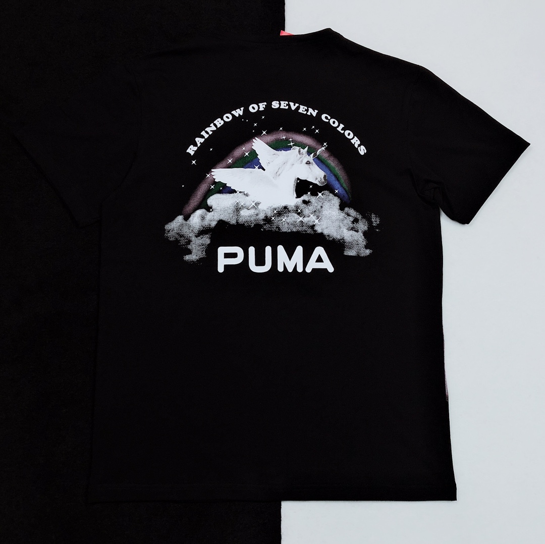 Puma T Shirt Couple Short Sleeve Round Neck Purecotton Ls321321x90 5 - www.kickbulk.co