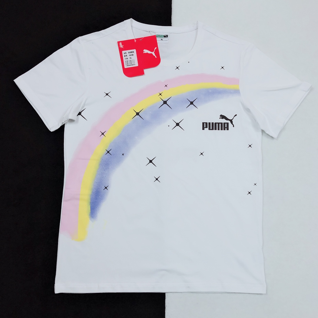 Puma T Shirt Couple Short Sleeve Round Neck Purecotton Ls321321x90 6 - www.kickbulk.co