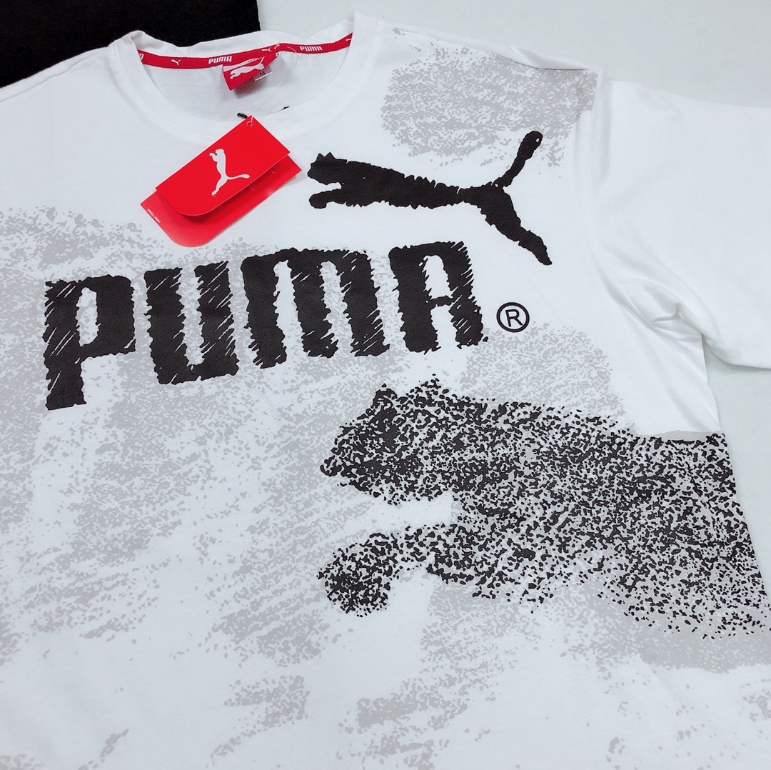 Puma Short Sleeve T Shirt Round Neck Pure Cotton Ls32321x85 4 - www.kickbulk.co