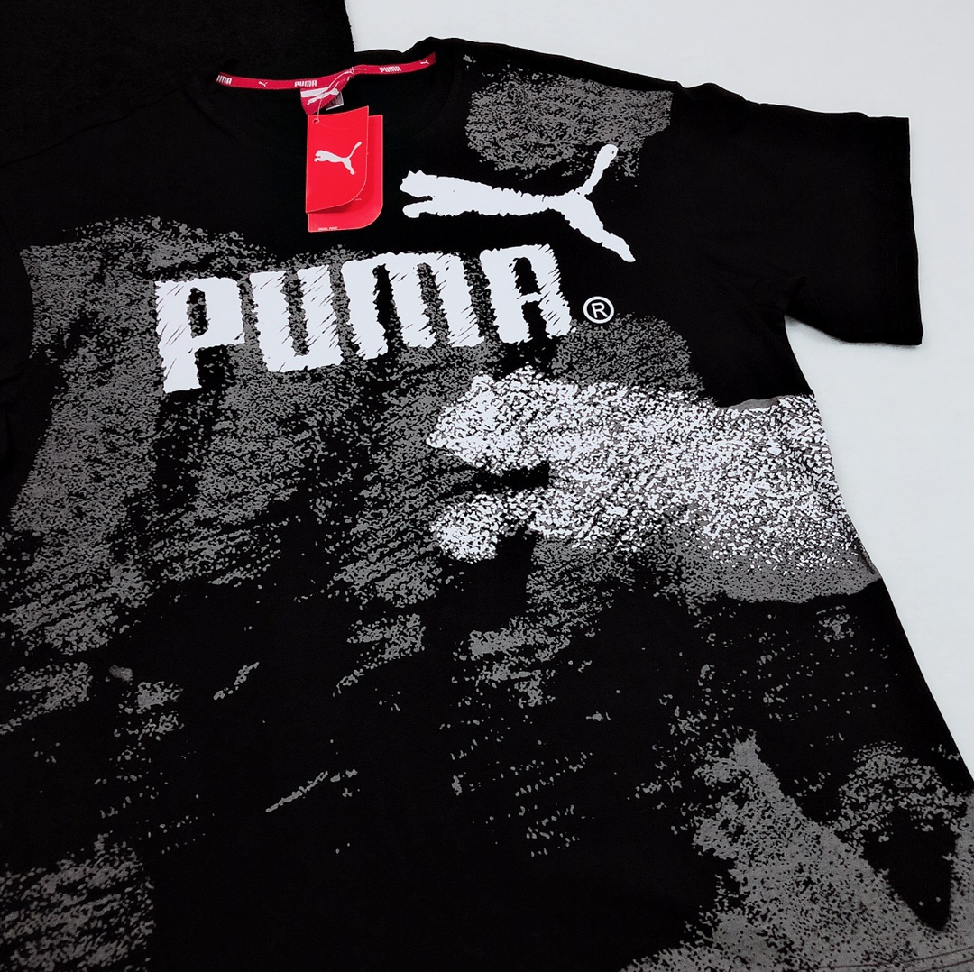 Puma Short Sleeve T Shirt Round Neck Pure Cotton Ls32321x85 8 - www.kickbulk.co