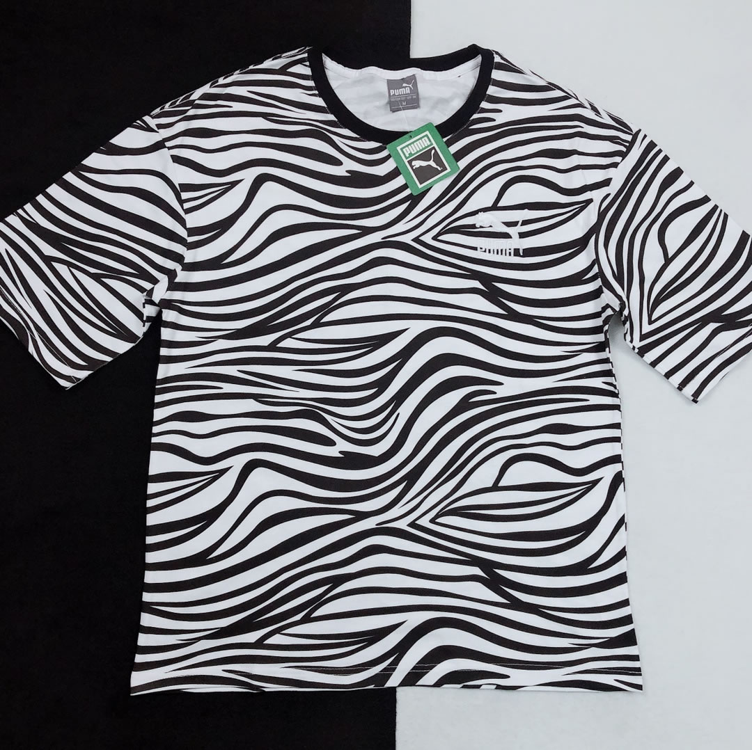 Puma T Shirt Zebra Pure Cotton Ls324785x90 8 - www.kickbulk.co