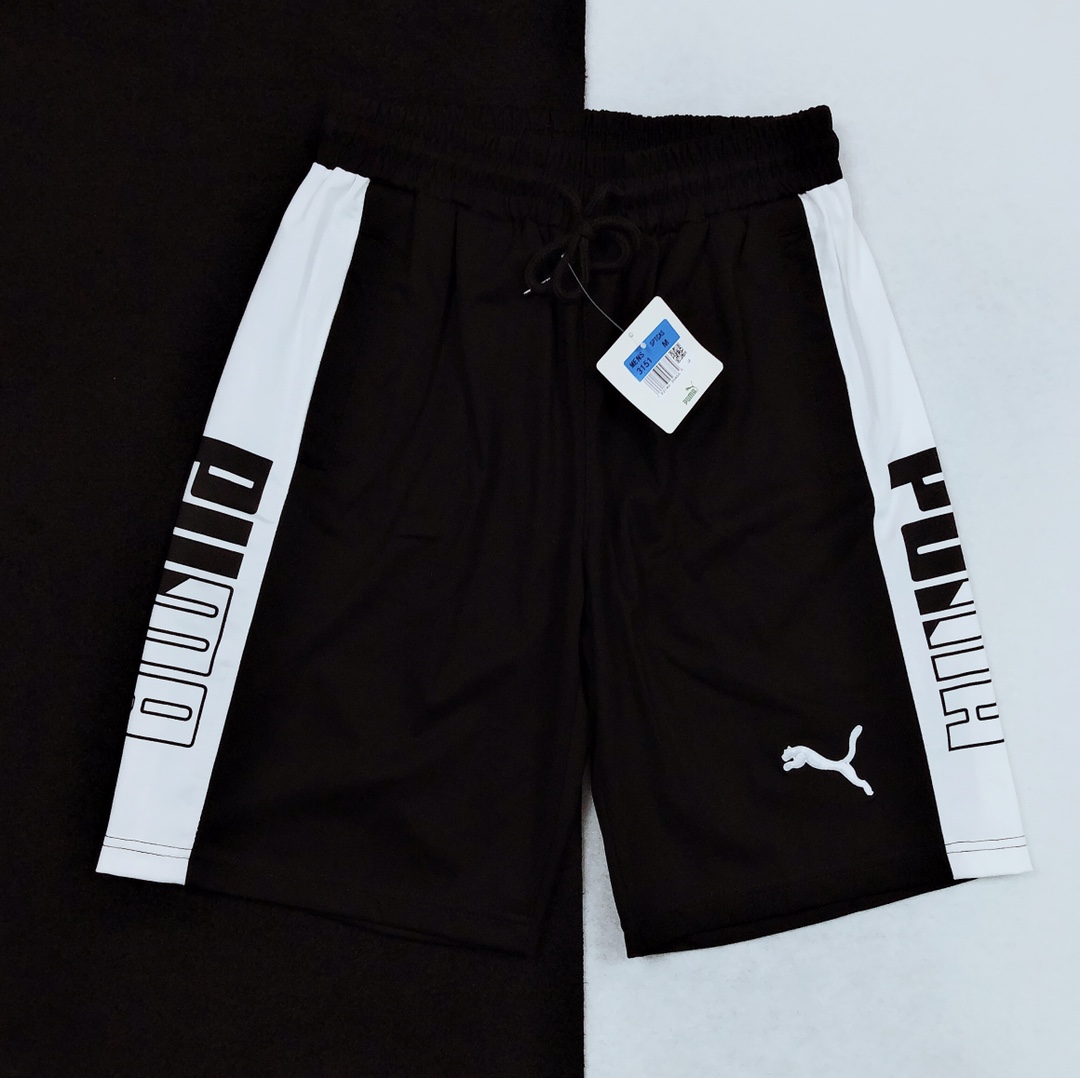 Puma Shorts Pure Cotton Knitting Black Grey Ls326157x95 10 - www.kickbulk.co