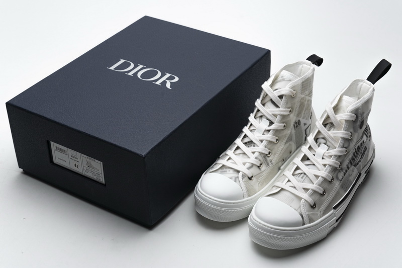 Dior B23 Oblique Transparency High H565 White Black 7 - www.kickbulk.co