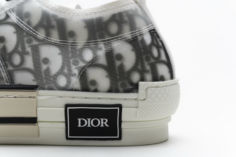 Dior B23 Ht Oblique Transparency Low H565 White Black 14 - www.kickbulk.co