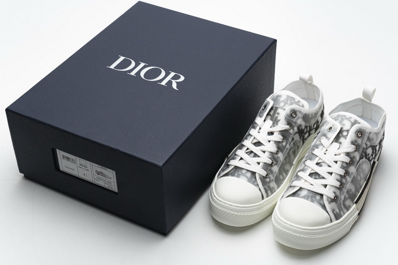 Dior B23 Ht Oblique Transparency Low H565 White Black 9 - www.kickbulk.co