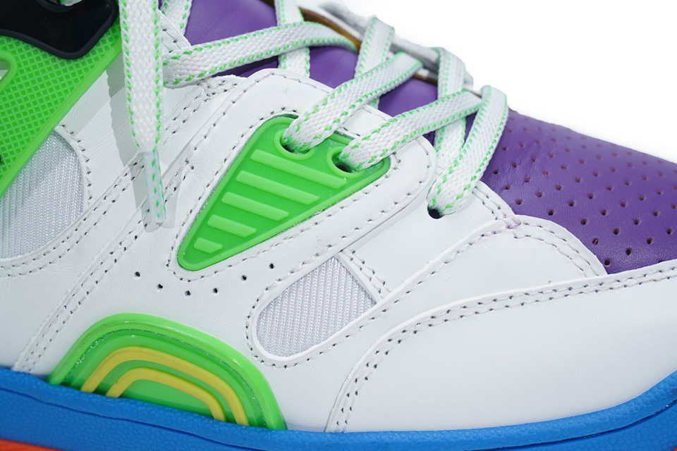 Gucci Basketball Shoes Basket White Green Purple 33130325h901072 17 - www.kickbulk.co