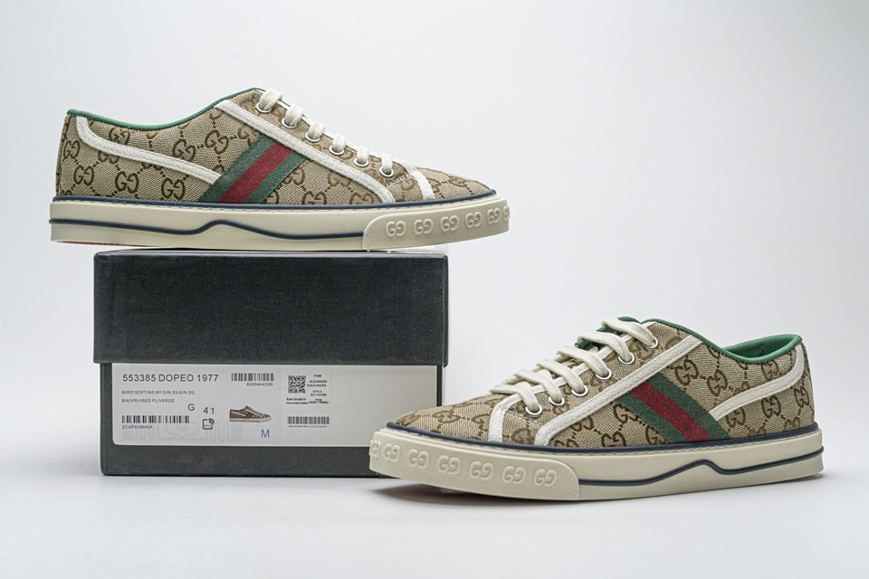 Gucci Brown Double G Sneakers 553385dopeo1977 6 - www.kickbulk.co