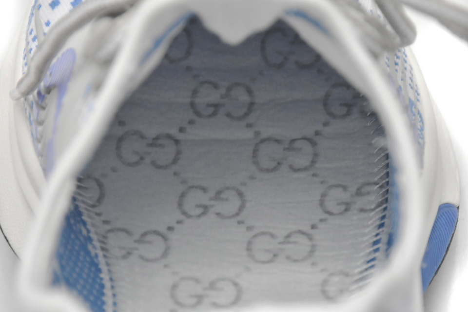 Gucci Run Sneakers White Blue 680900 Usn10 8485 12 - www.kickbulk.co