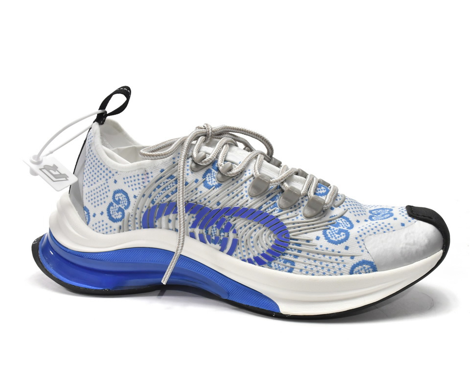 Gucci Run Sneakers White Blue 680900 Usn10 8485 2 - www.kickbulk.co