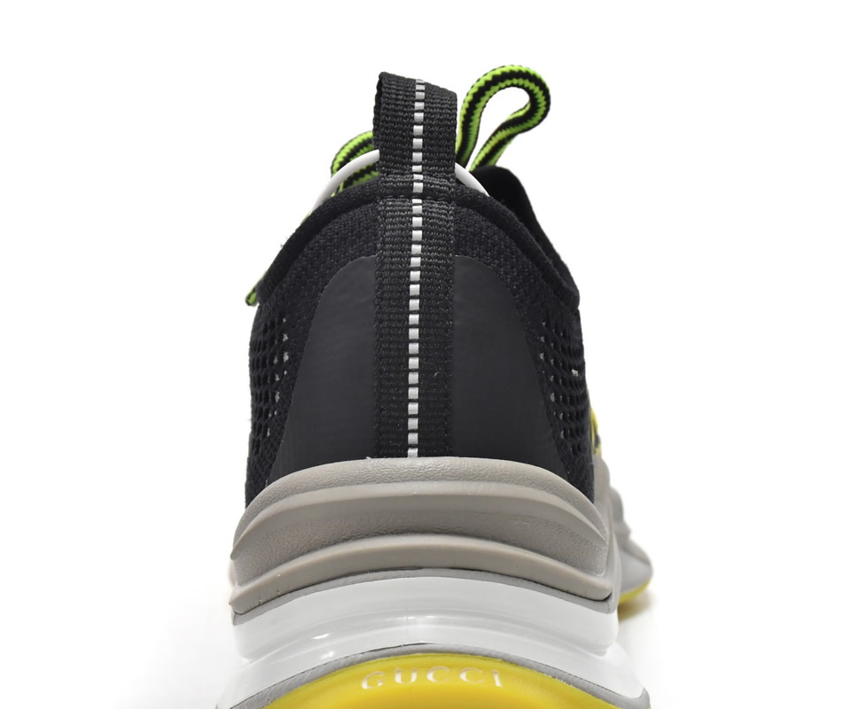 Gucci Run Sneakers Black Yellow 680939 Usm10 8480 12 - www.kickbulk.co